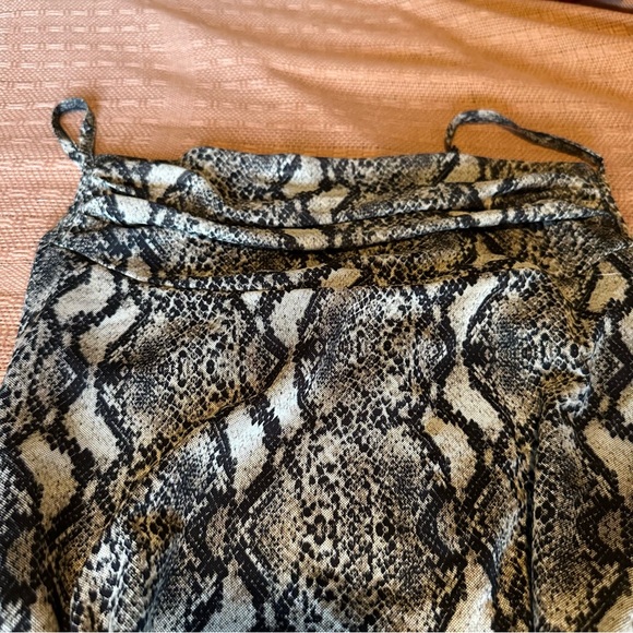 Snake Print Slip Dress - Picture 2 of 7